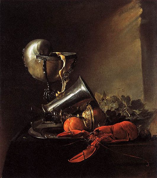 Still Life with Lobster and Nautilus Cup